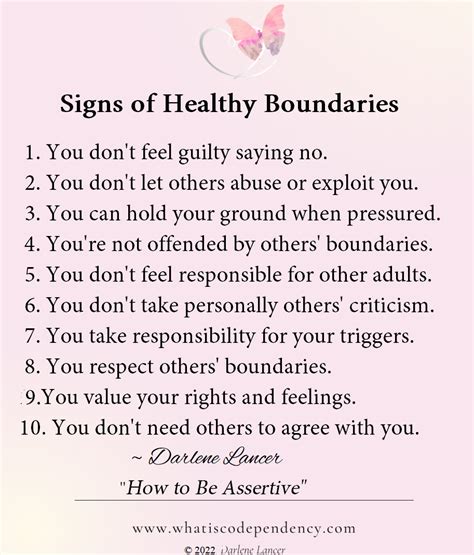 Signs Of Healthy Boundaries Healthy Boundaries Are Essential In… By