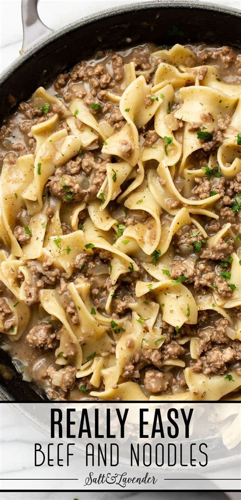 Recipe with ground beef and noodles – Artofit