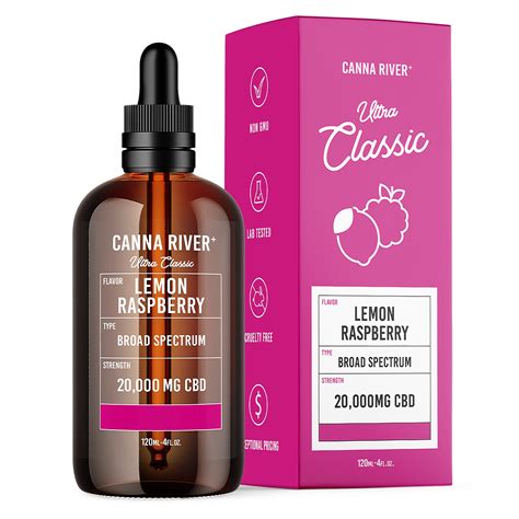 Canna River: Ultra Classic Tincture - Lemon Raspberry / 20,000mg