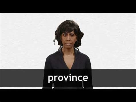 PROVINCE definition and meaning | Collins English Dictionary