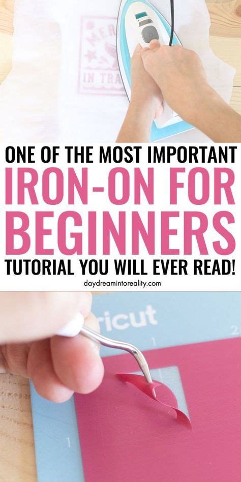 How To Work With Iron On Or HTV A Beginner S Guide Cricut Projects