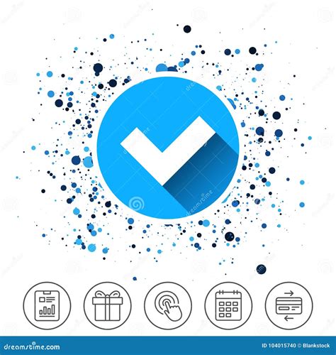 Проверите значок знака Button Yes Иллюстрация вектора - иллюстрации ...