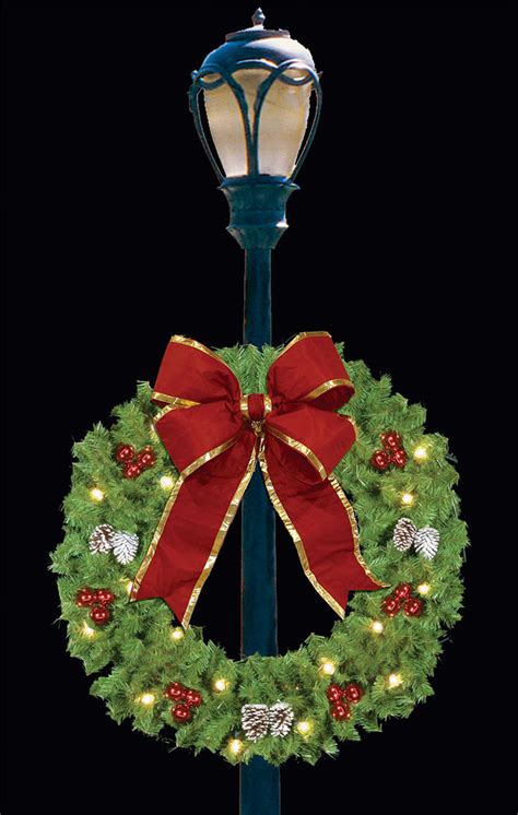 Pole Wreaths Commercial Christmas Supply Commercial Christmas