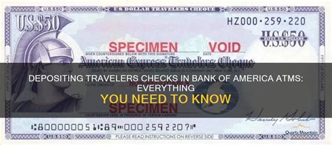 Depositing Travelers Checks In Bank Of America Atms: Everything You ...