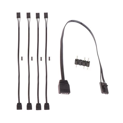 Pcs For Corsair Pin Rgb To Standard Argb Pin V Adapter Connector