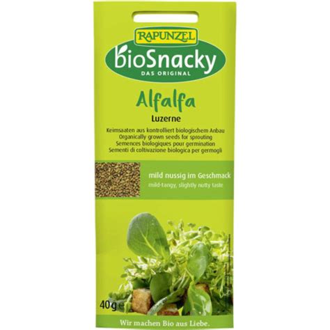 Rapunzel Biosnacky Semences De Luzerne Boutique En Ligne Piccantino