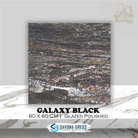 Jual Granite Lantai X Galaxy Black Glossy Savona Gress Shopee