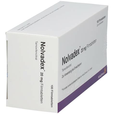 NOLVADEX 20 mg Filmtabletten 100 St mit dem E-Rezept kaufen - Shop Apotheke