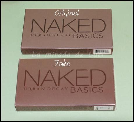 Naked Basics Palette Vs Fake Paperblog