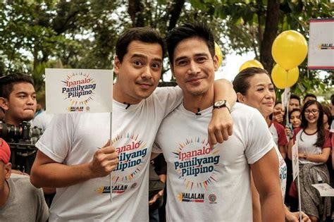 This Is John Lloyd Cruz And Piolo Pascual Smiling For The Camera With