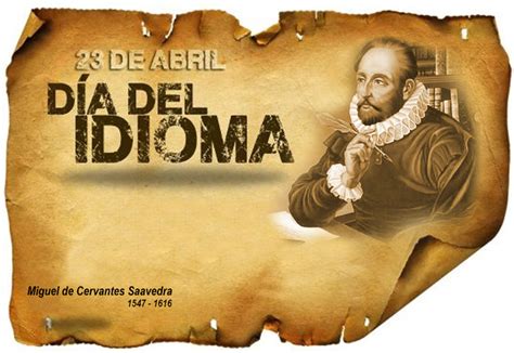 Día Del Idioma Español La Pluma Y El Librola Pluma Y El Libro