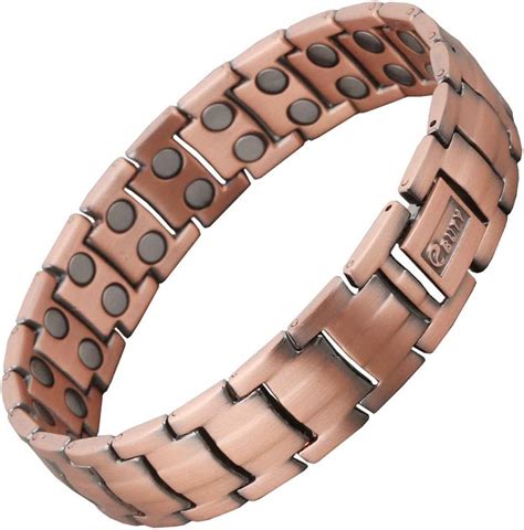 Bracciale Da Uomo In Puro Rame Amazon It Abbigliamento