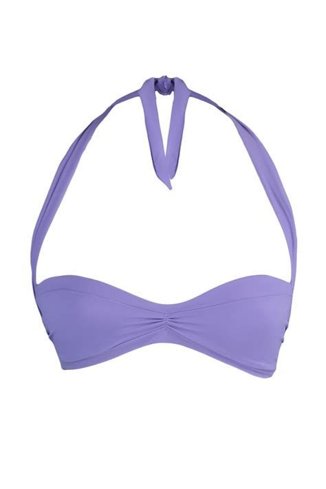 Trendyolmilla Lila Straplez Büzgülü Bikini Üstü TBESS23BU00213 Fiyatı Yorumları Trendyolmilla