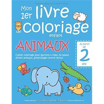 Mon Er Livre De Coloriage Enfant Animaux Partir De Ans