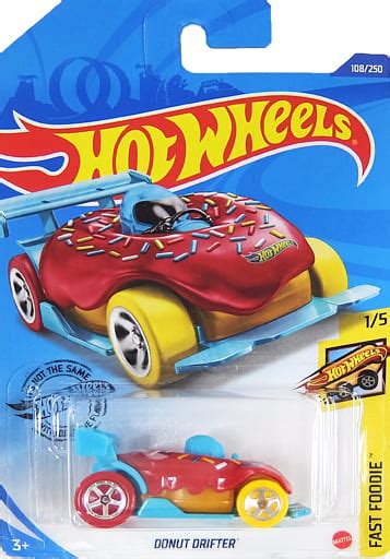 駿河屋 DONUT DRIFTER レッドライトブルーイエロー Hot Wheels FAST FOODIE GHD D C ホットウィールhotwheels