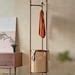 Solid Walnut Coat Rack And Laundry Hamper Etsy