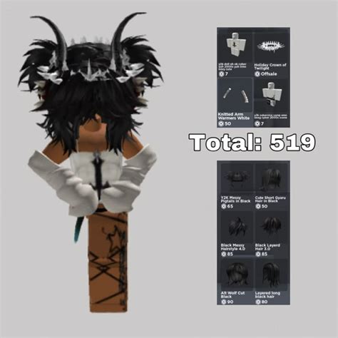 roblox avatar idea fotos animes cabelo  babyliss fotos