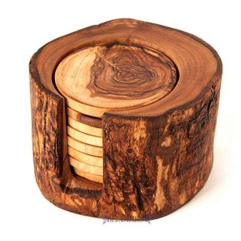 Shop Olive Wood Coasters At Beldinest