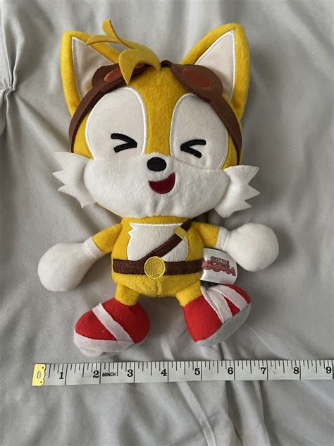 Mavin Sonic Boom Tails Big Head Tomy Plush Sonic The Hedgehog Closed Eyes