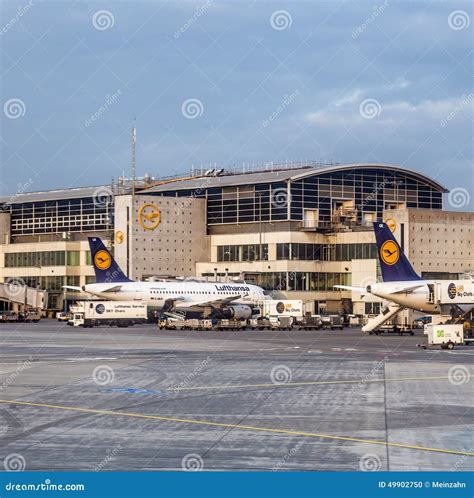 Terminal 1 Frankfurt International Airport Editorial Image - Image of