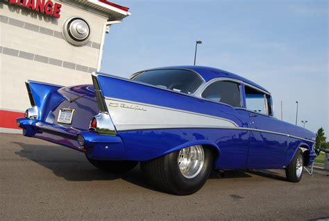 57 Chevy BelAir 2 Door Sedan I Happened On This Small Car Flickr