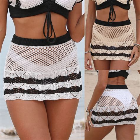 Wholesale Sexy Crochet Summer Dress For Women Swimsuit Cover Up Swimwear White Bikini Cover Ups