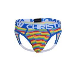 Pride Flag Locker Room Jock W Almost Naked Jockstrap Menscloset Dk