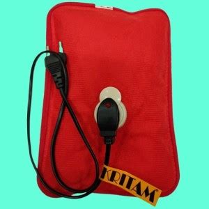 Kritam Electric Hot Water Gel Bag Heating Pad Fur Velvet With Hand Pocket Pain Reliever Heating