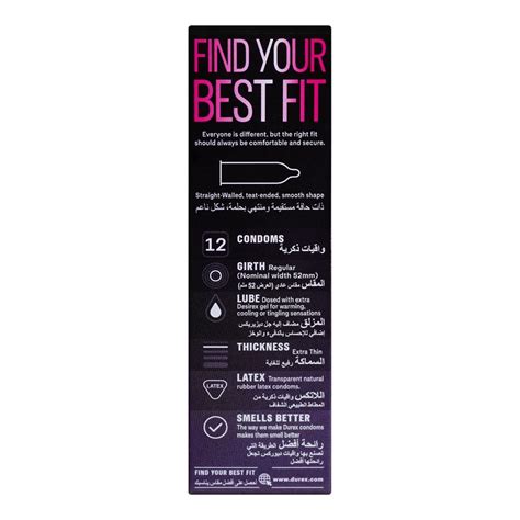 Purchase Durex MAXIMA Extra Thin Condoms, 12-Pack Online at Special ...