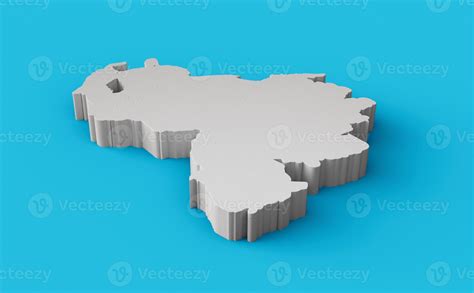 Venezuela map white 3D illustration 17401429 Stock Photo at Vecteezy
