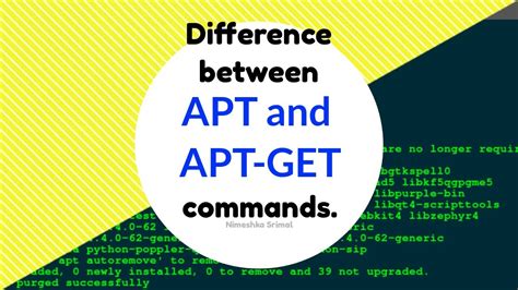 Difference Between Ubuntu Apt And Apt Get Commands YouTube