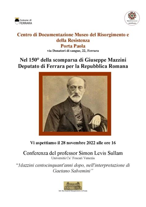 Mazzini Centocinquant Anni Dopo Nell Interpretazione Digaetano