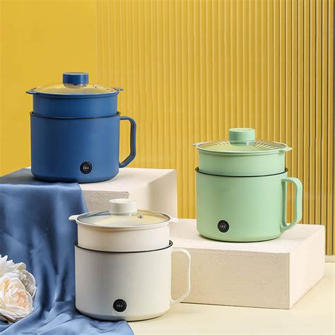 Jual Mini Electric Cooker Non Stick Cooking People Single Double Hot Pot Steamer Hot Pot