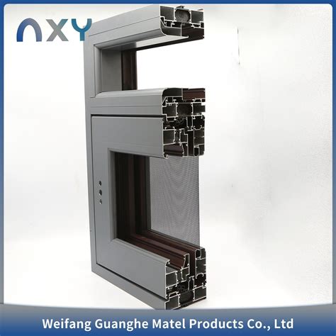 Anodized And Powder Coated Building Material Aluminum Extrusion Profile