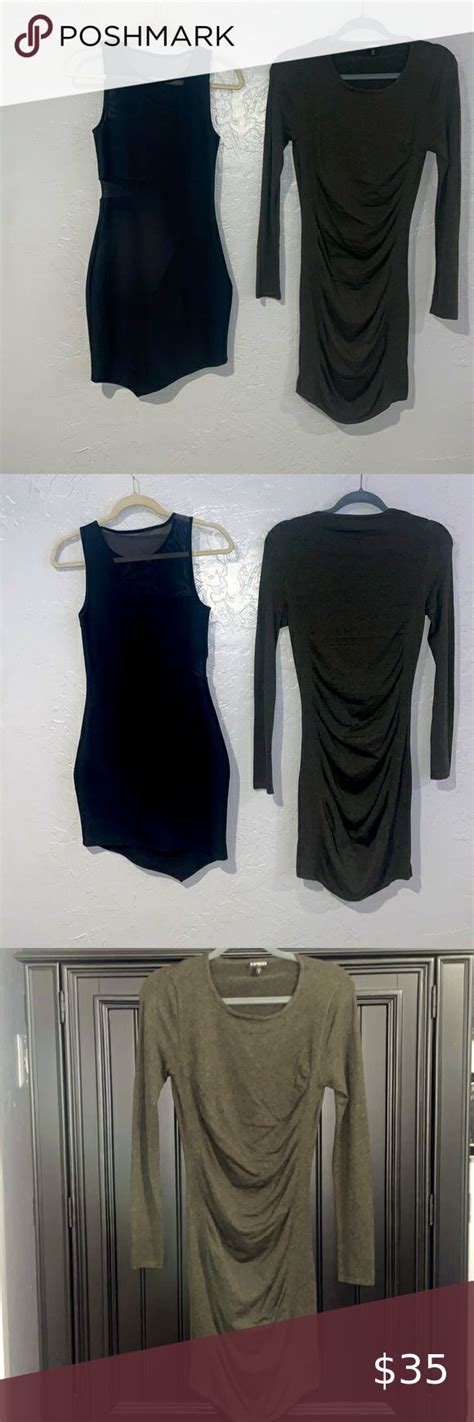 Two “Express” dresses | Express dresses, Clothes design, Fashion design