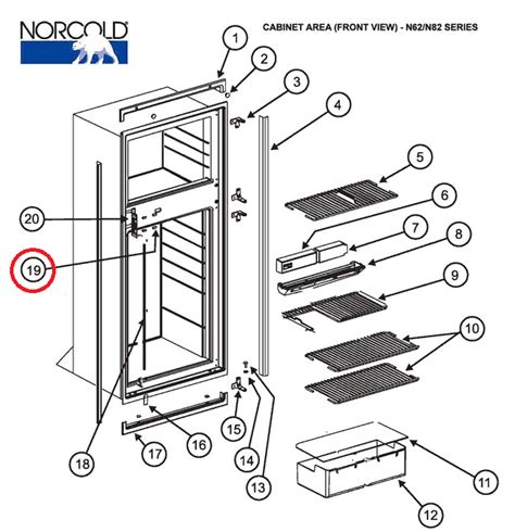 Norcold Refrigerator Trim Hole Plug - 620282 | highskyrvparts.com