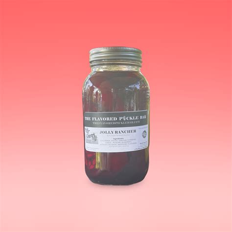 Jolly Rancher Pickles | The Flavored Pickle Bar!