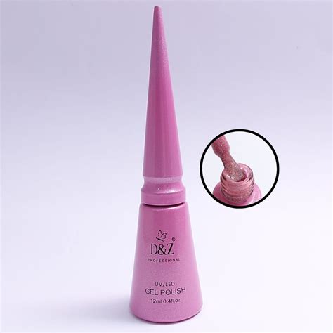 Kit 6 Esmaltes em Gel Tons Nude e Rosa Coleção Luxo D Z Completa Beleza Loja de Alongamento