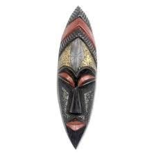 Ghana Akan Tribe Masks Home Decor Artisan Crafted African Masks