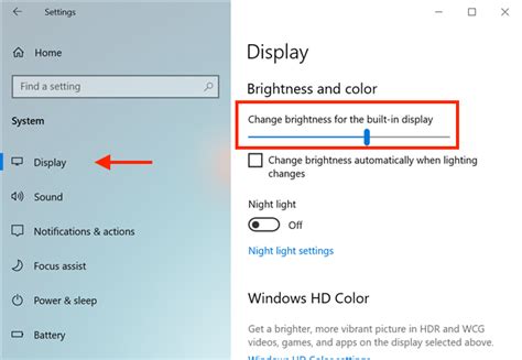 7 formas de ajustar el brillo de la pantalla en Windows 10