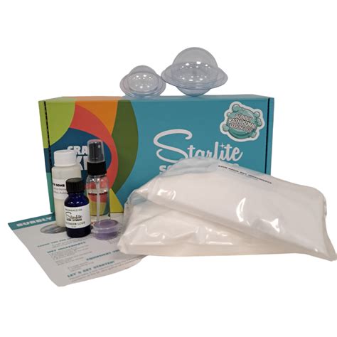 bubbly bath bomb making kit starlite soap studio