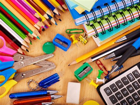 School Office Supplies — Stock Photo © Poznyakov 5973025