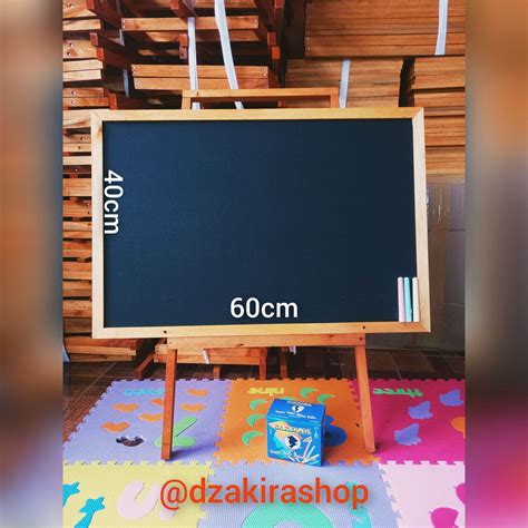 Papan Tulis Anak Blackboard 60x40 Papan Tulis Anak Berdiri Papan