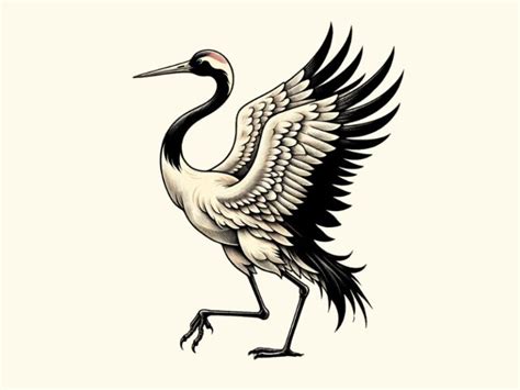 Japanese Crane Tattoo Meaning Grace And Beauty