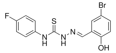 5 BROMO 2 HYDROXYBENZALDEHYDE N 4 FLUOROPHENYL THIOSEMICARBAZONE