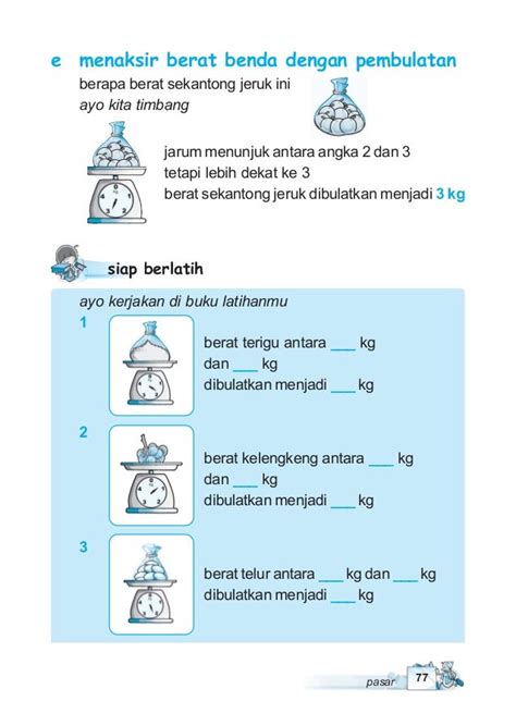 Materi Satuan Berat Kelas 2 Sd