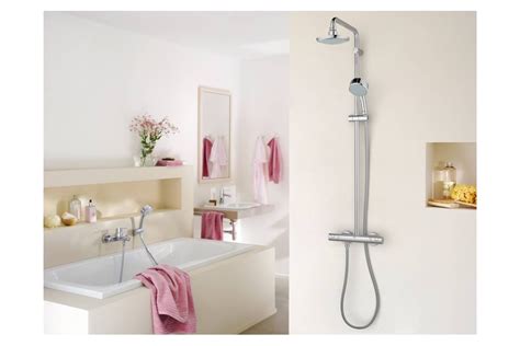 Душевая система с термостатом для душа GROHE New Tempesta Cosmopolitan ...