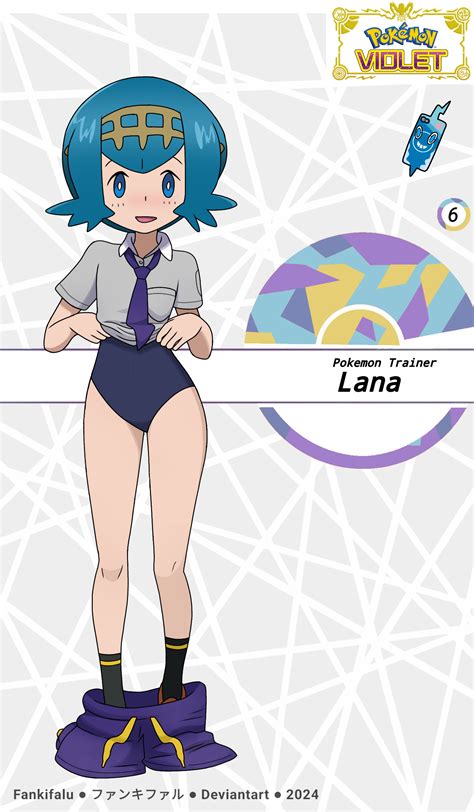 Pokemon Trainer Lana Violet Version By Fankifalu On Deviantart