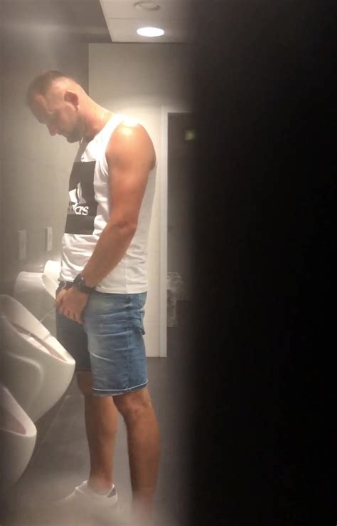 Hot Guy Caught Peeing At Urinals ThisVid