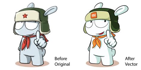 Mi bunny – vectorization for Xiaomi on Behance